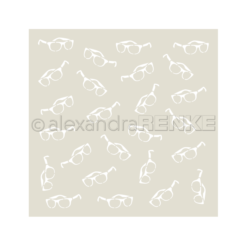 ALEXANDRA RENKE-Stencil 'Sunglasses'