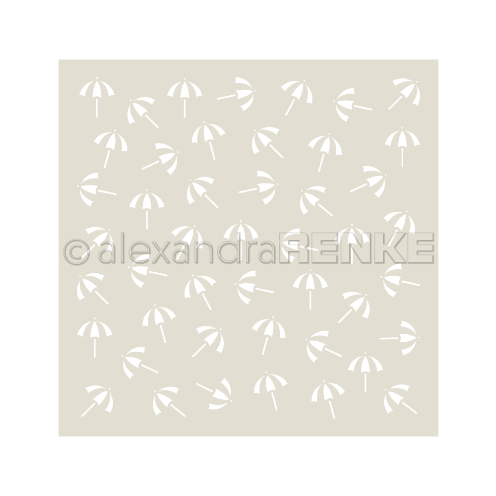 ALEXANDRA RENKE -  Stencil 'Little Umbrella'