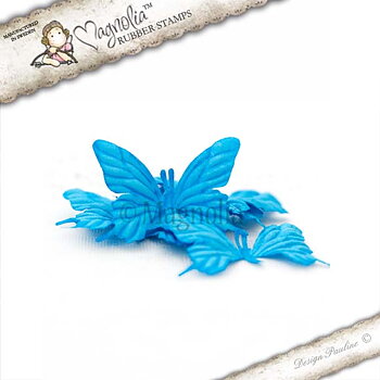 MAGNOLIA SB14 Blue Mountain Poppie Butterflies (Small)