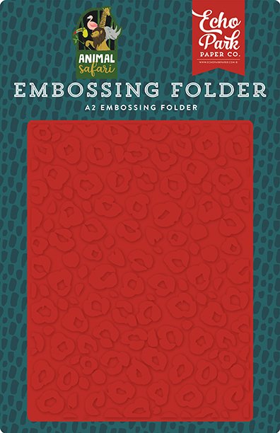 ECHO PARK -Embossing Folder Leopard 