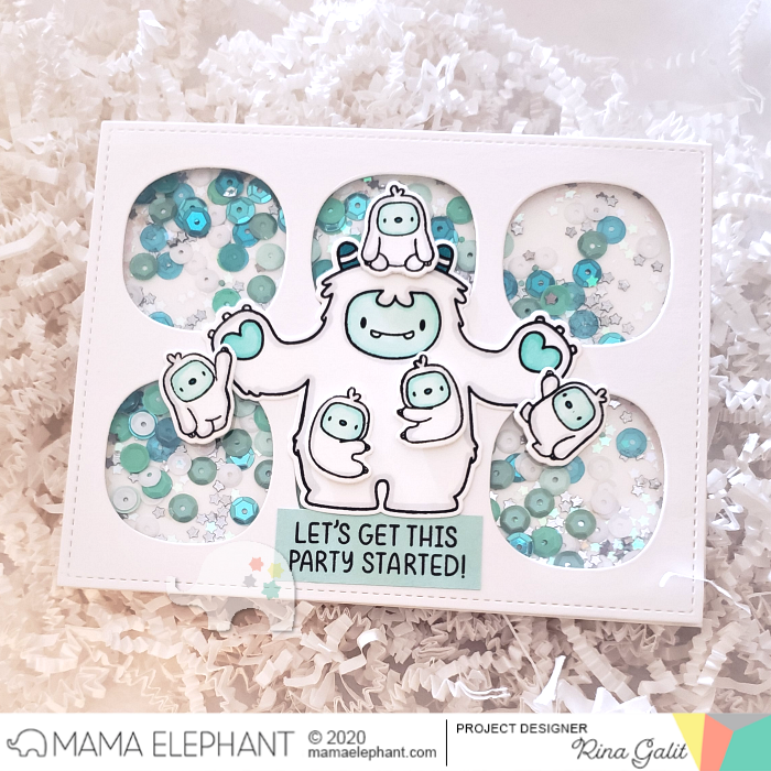 MAMA ELEPHANT-LITTLE SLOTH AGENDA STAMP & DIE SET - 5