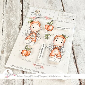 MAGNOLIA  -AR23 Peach Melba {Rubber Stamps Set}