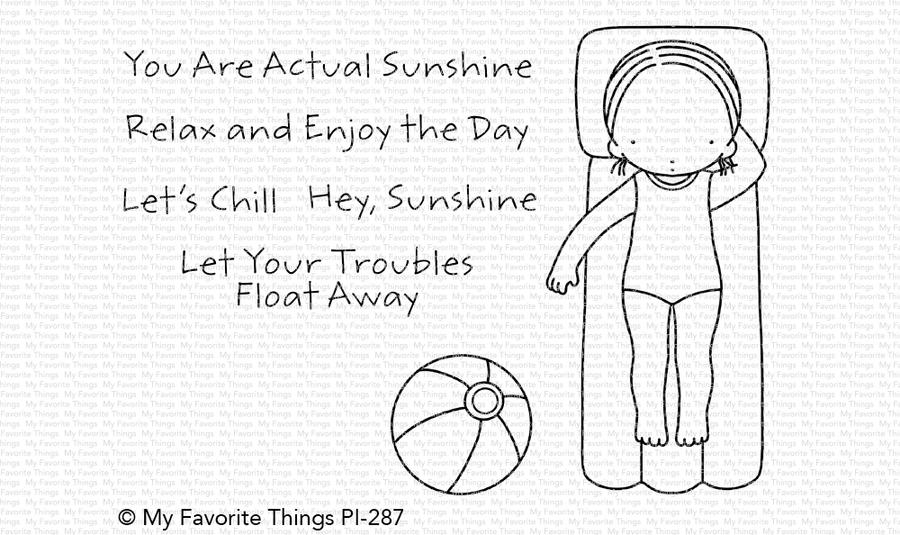 MY FAVORITE THINGS -PI Hey, Sunshine  STAMP & DIE SET 