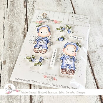 MAGNOLIA  -AR23 Blueberry Hill {Rubber Stamps Set}