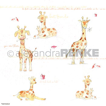 ALEXANDRA RENKE-Designpaper 'Giraffe'