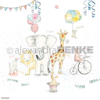 ALEXANDRA RENKE-Designpaper 'Circus'