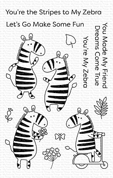 MY FAVORITE THINGS -Zippy Zebras STAMP & DIE SET