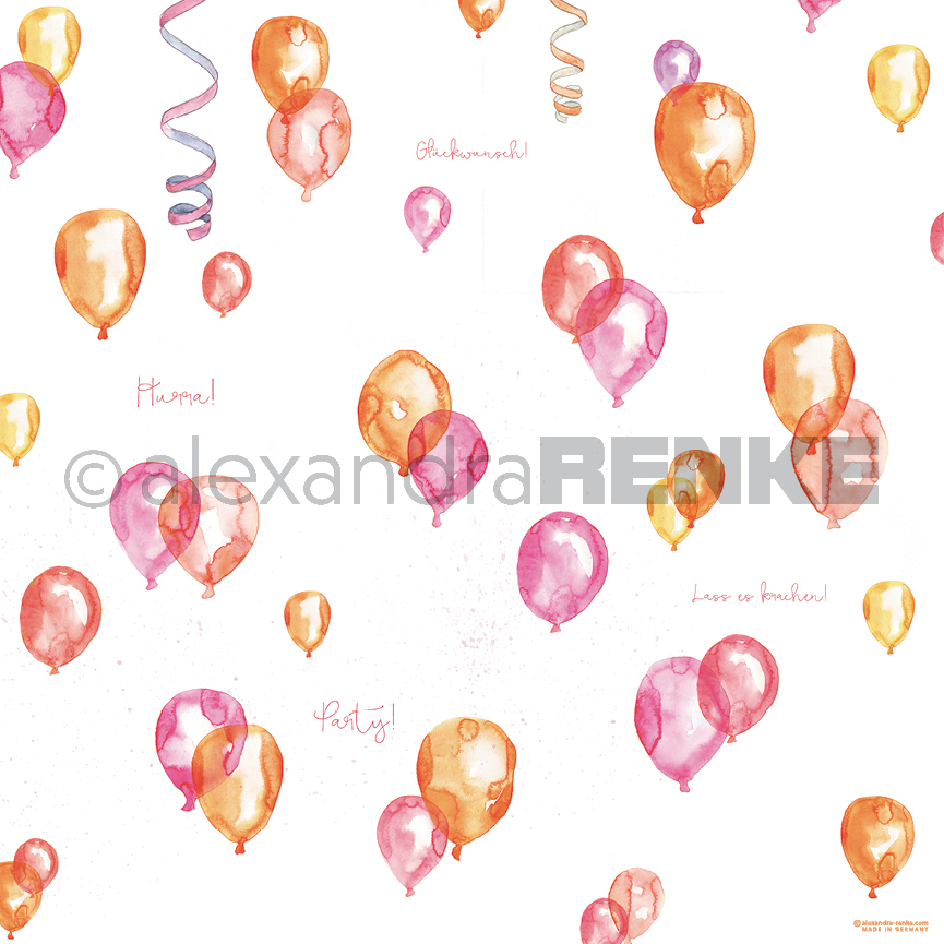 ALEXANDRA RENKE-Designpaper'Balloon'
