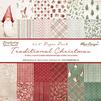 MAJA DESIGN Traditional Christmas - 6x6" Paper Pack