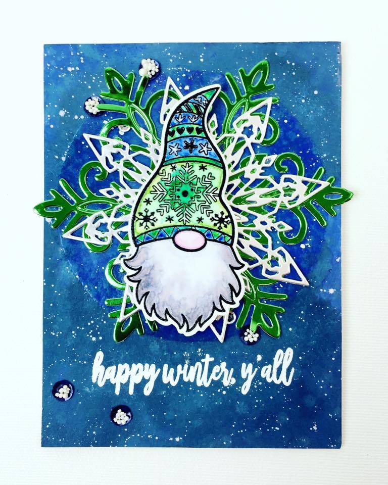 PICKET FENCE STUDIOS -A Gnome Winter Coordinating Die - 2