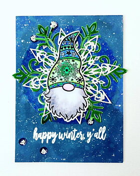 PICKET FENCE STUDIOS -A Gnome Winter Coordinating Die