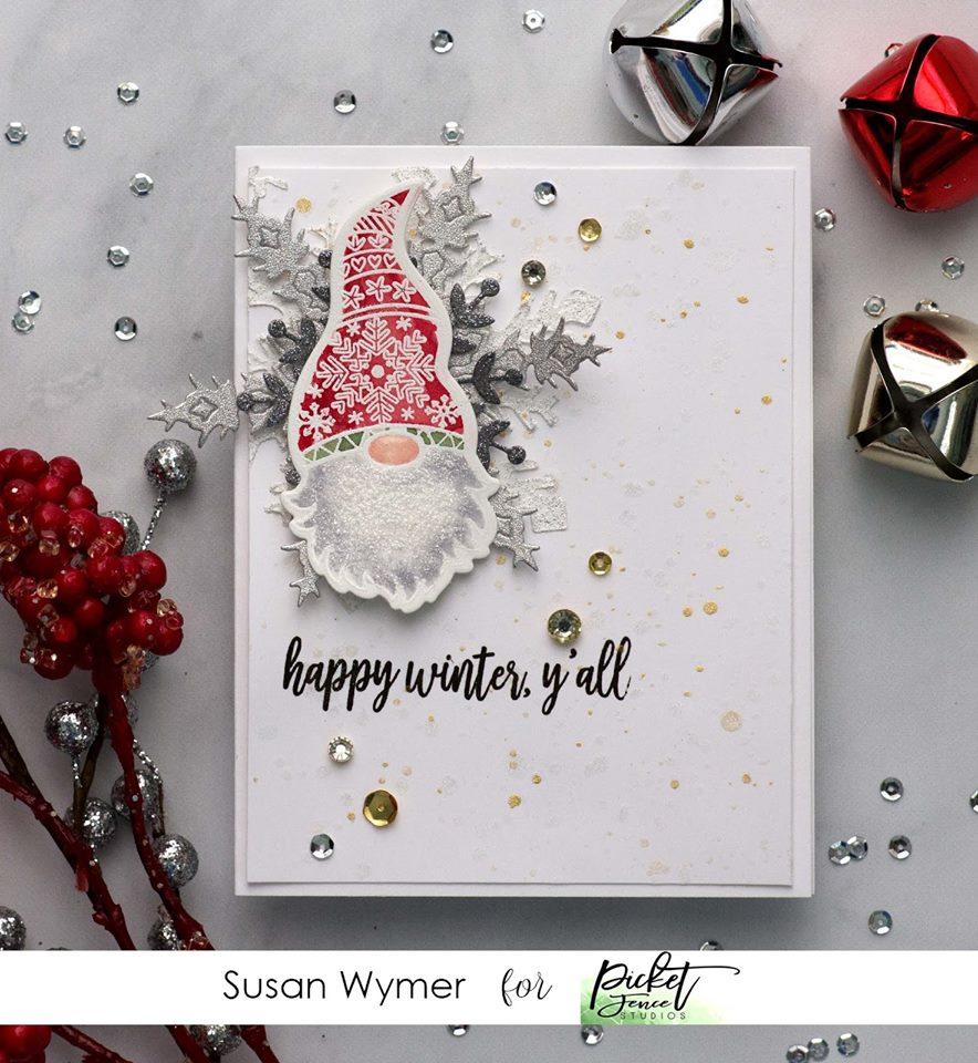 PICKET FENCE STUDIOS -A Gnome Winter Coordinating Die - 4