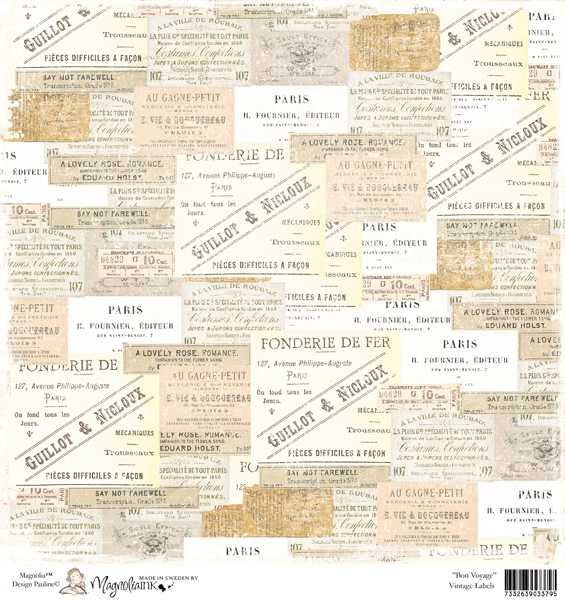 MAGNOLIA P-BV10 Vintage Labels