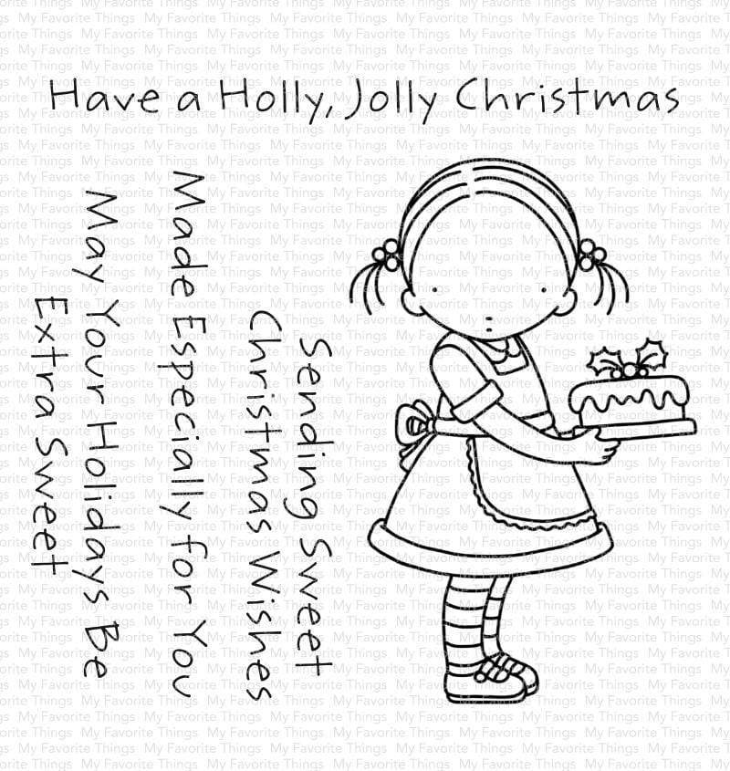 MY FAVORITE THINGS -PI Sweet Christmas Wishes STAMP & DIE SET