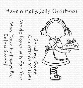 MY FAVORITE THINGS -PI Sweet Christmas Wishes STAMP & DIE SET