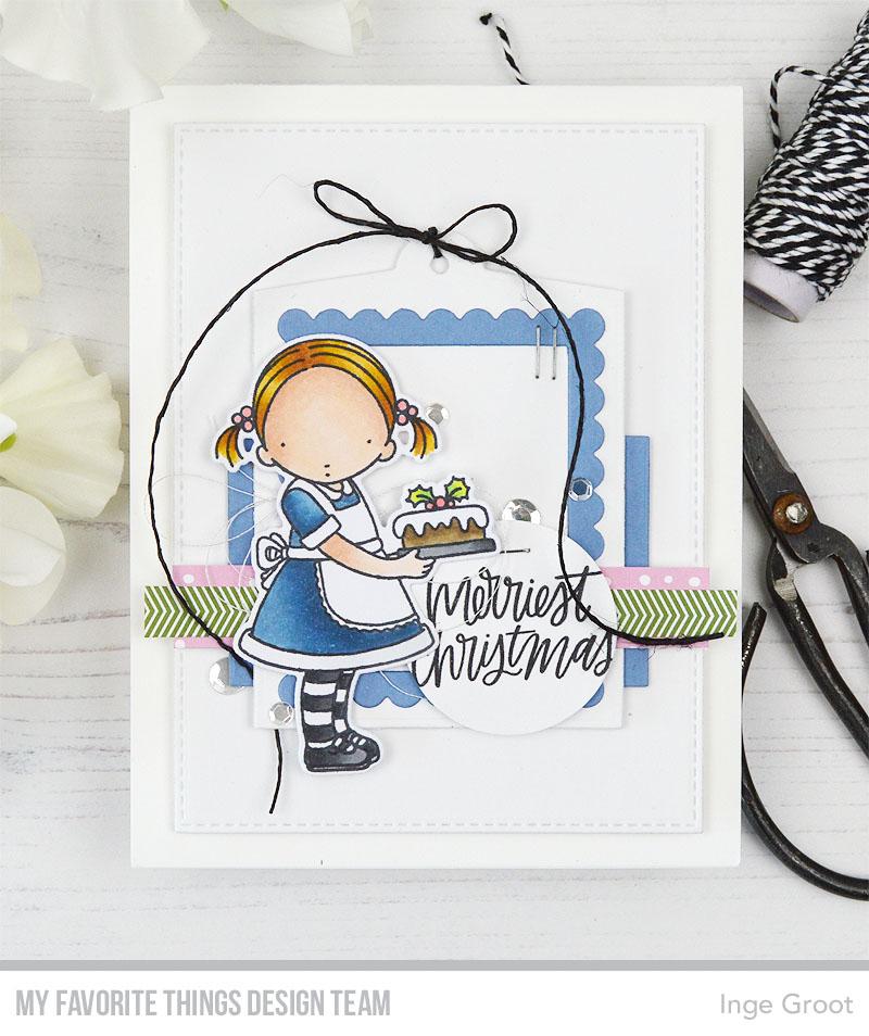 MY FAVORITE THINGS -PI Sweet Christmas Wishes STAMP & DIE SET - 3