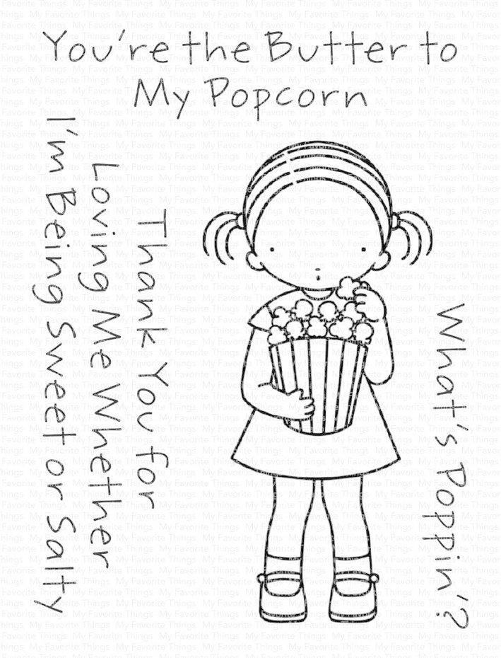 MY FAVORITE THINGS -What's Poppin'? STAMP & DIE SET