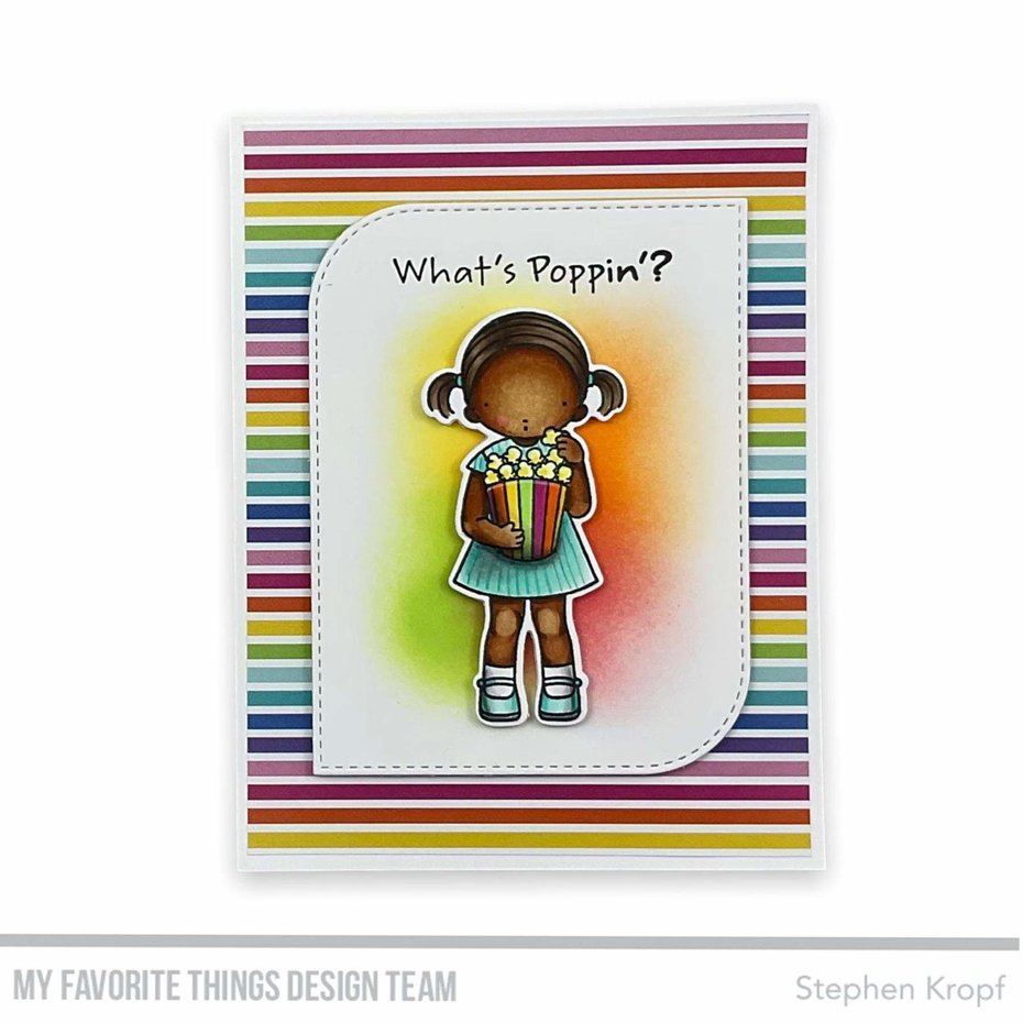 MY FAVORITE THINGS -What's Poppin'? STAMP & DIE SET - 6