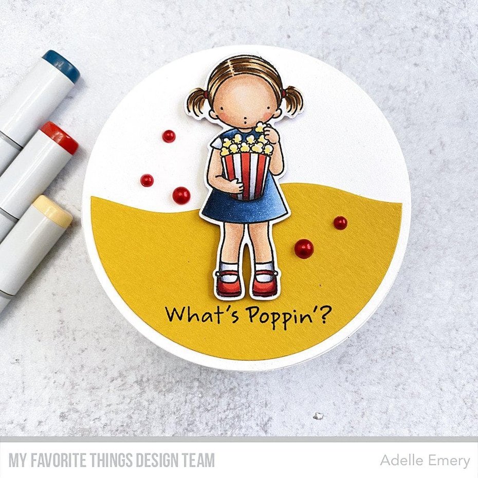 MY FAVORITE THINGS -What's Poppin'? STAMP & DIE SET - 4