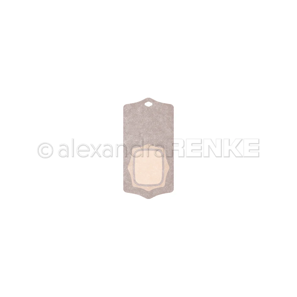 ALEXANDRA RENKE-  Die 'Layered label with frame 1'