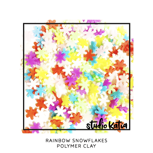 STUDIO KATIA-RAINBOW SNOWFLAKES