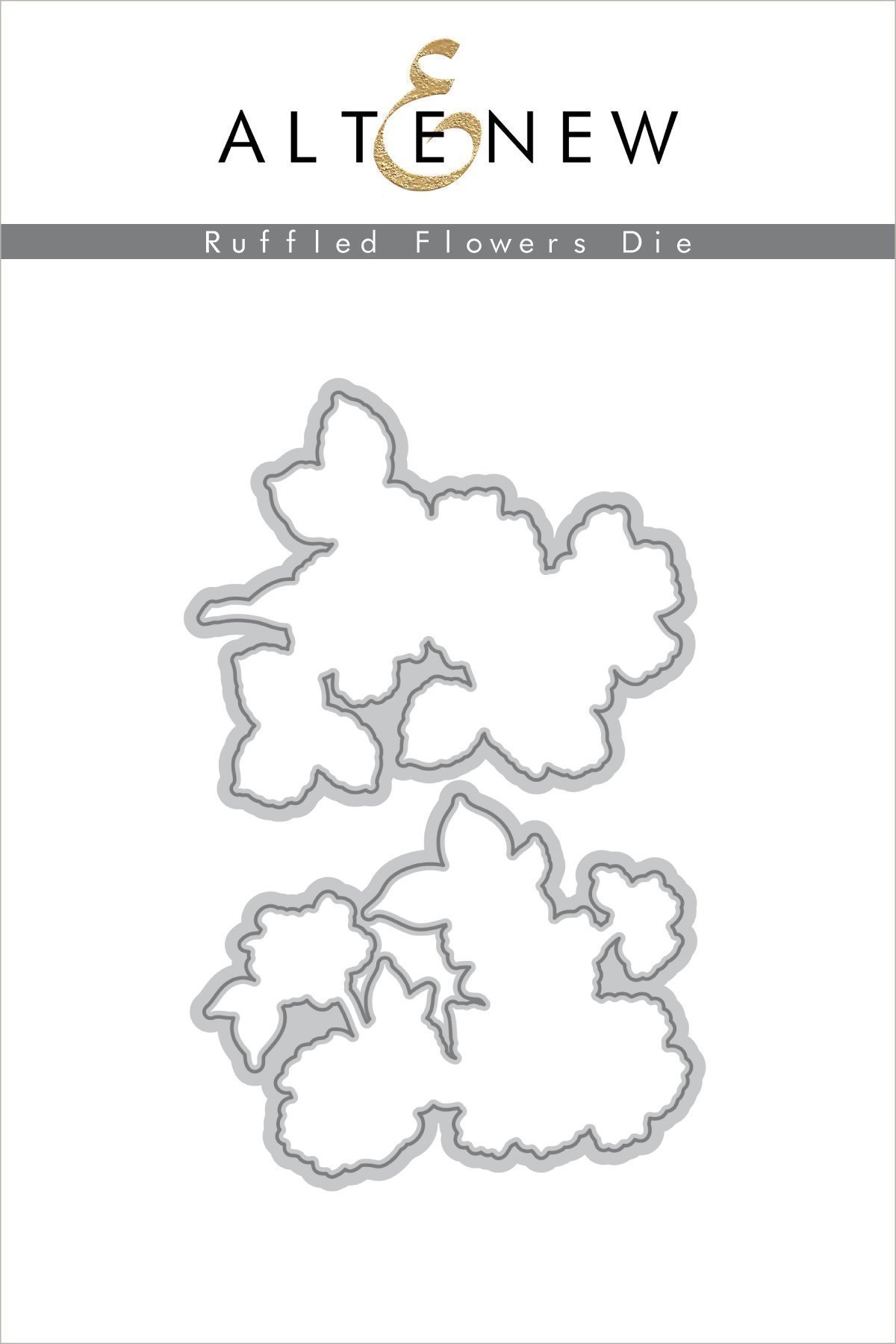 ALTENEW-Ruffled Flowers Die Set