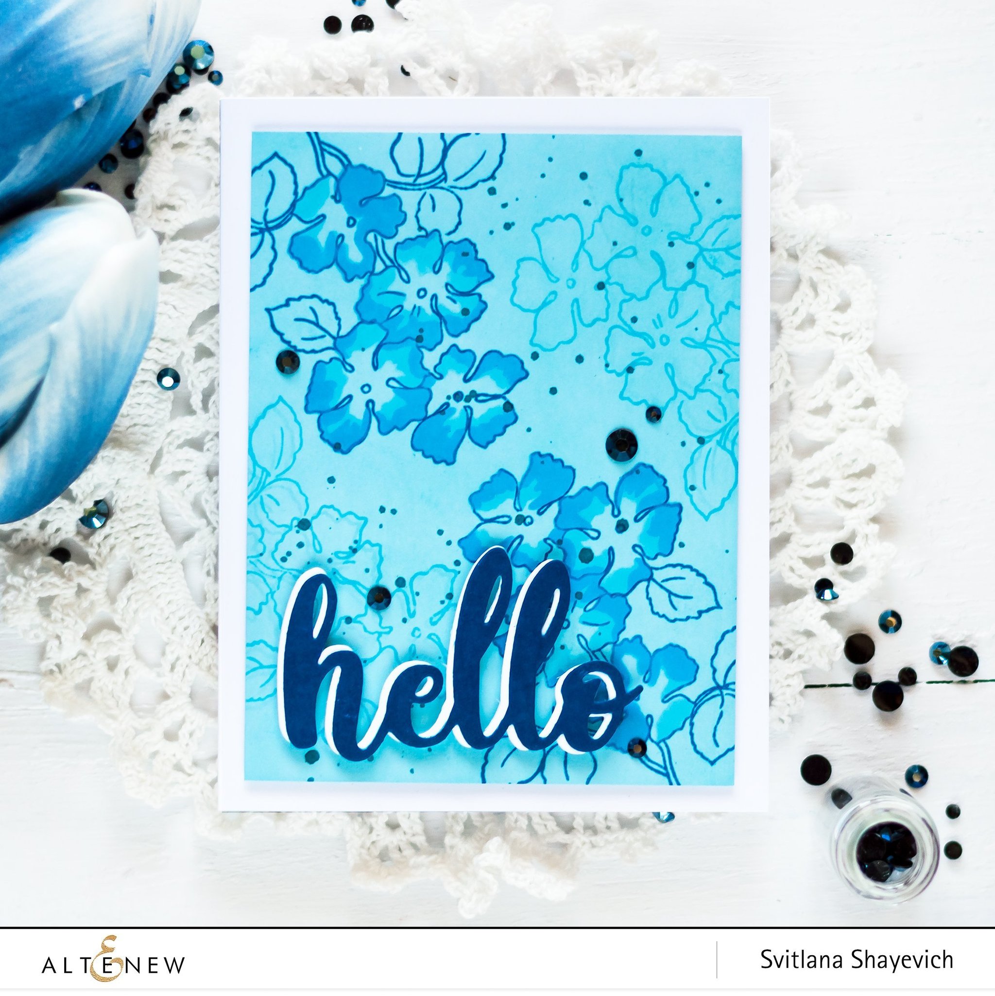 ALTENEW-Ruffled Flowers Die Set - 11