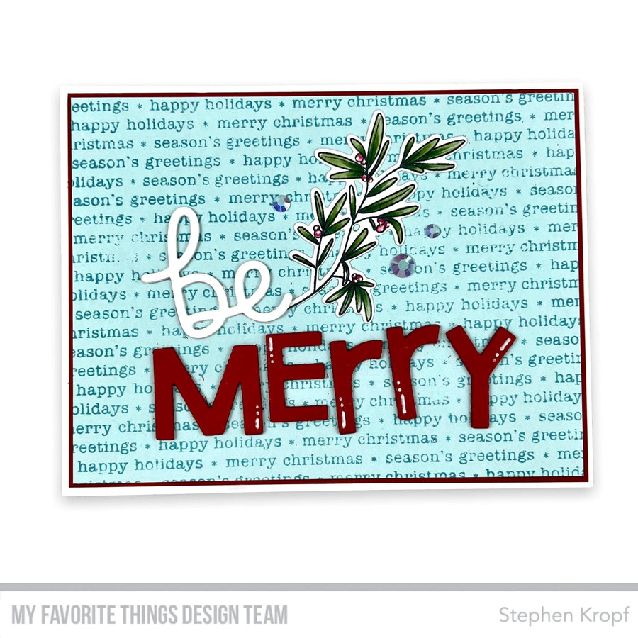MY FAVORITE THINGS-DBD Pretty Poinsettias   - 6