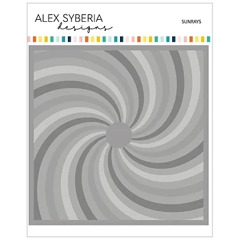 ALEX SYBERIA DESIGNS Sunrays Stencil Set ( 4 st) 