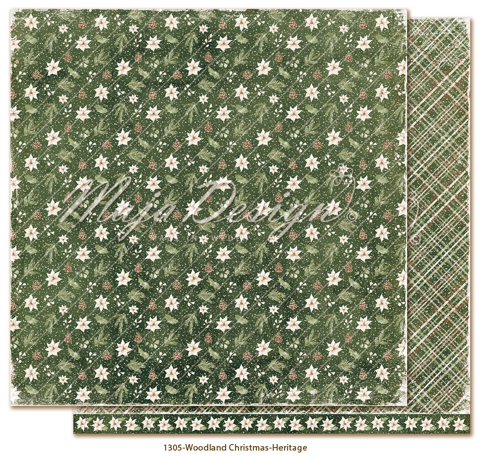 MAJA DESIGN-Woodland Christmas - 6x6" paper  Pack - 8