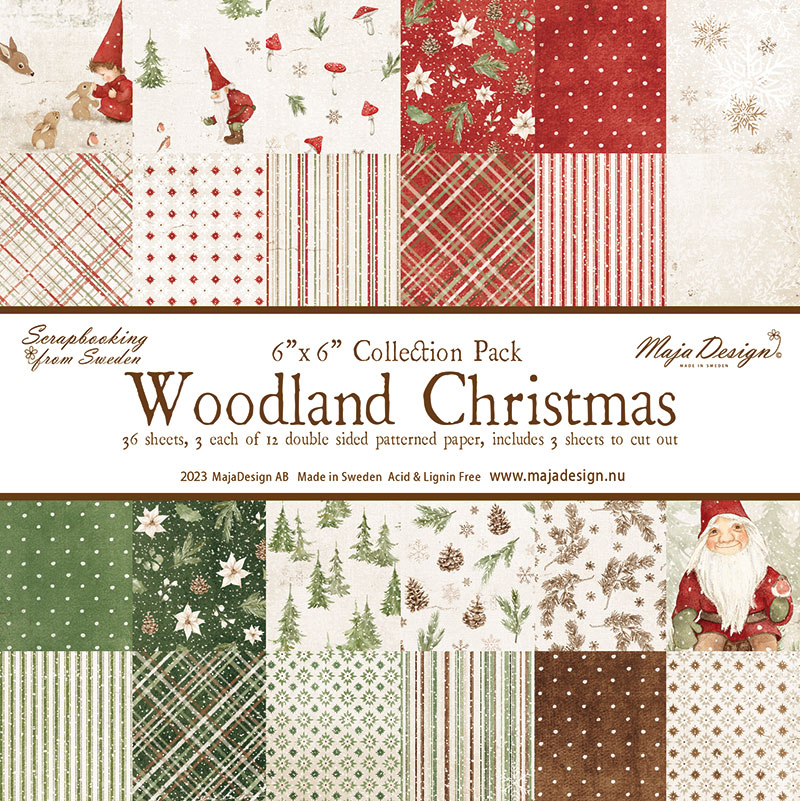 MAJA DESIGN-Woodland Christmas - 6x6" paper  Pack
