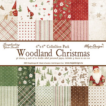 MAJA DESIGN-Woodland Christmas - 6x6" paper  Pack