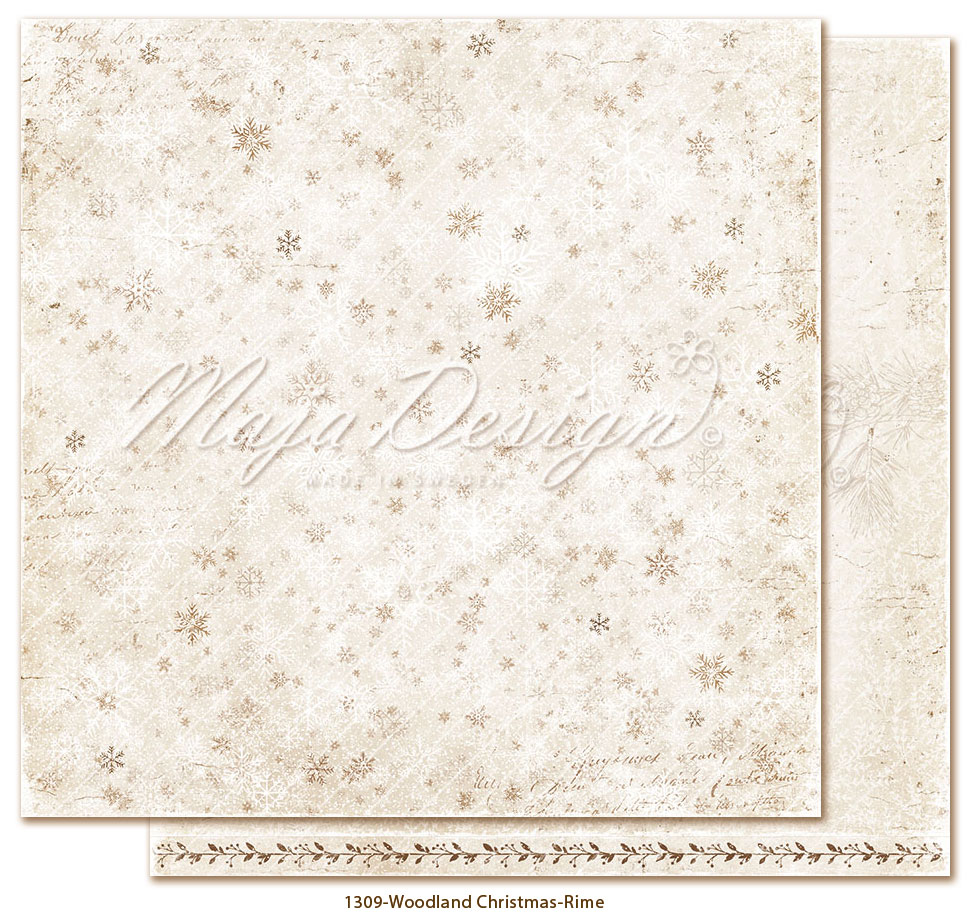 MAJA DESIGN-Woodland Christmas - 6x6" paper  Pack - 12