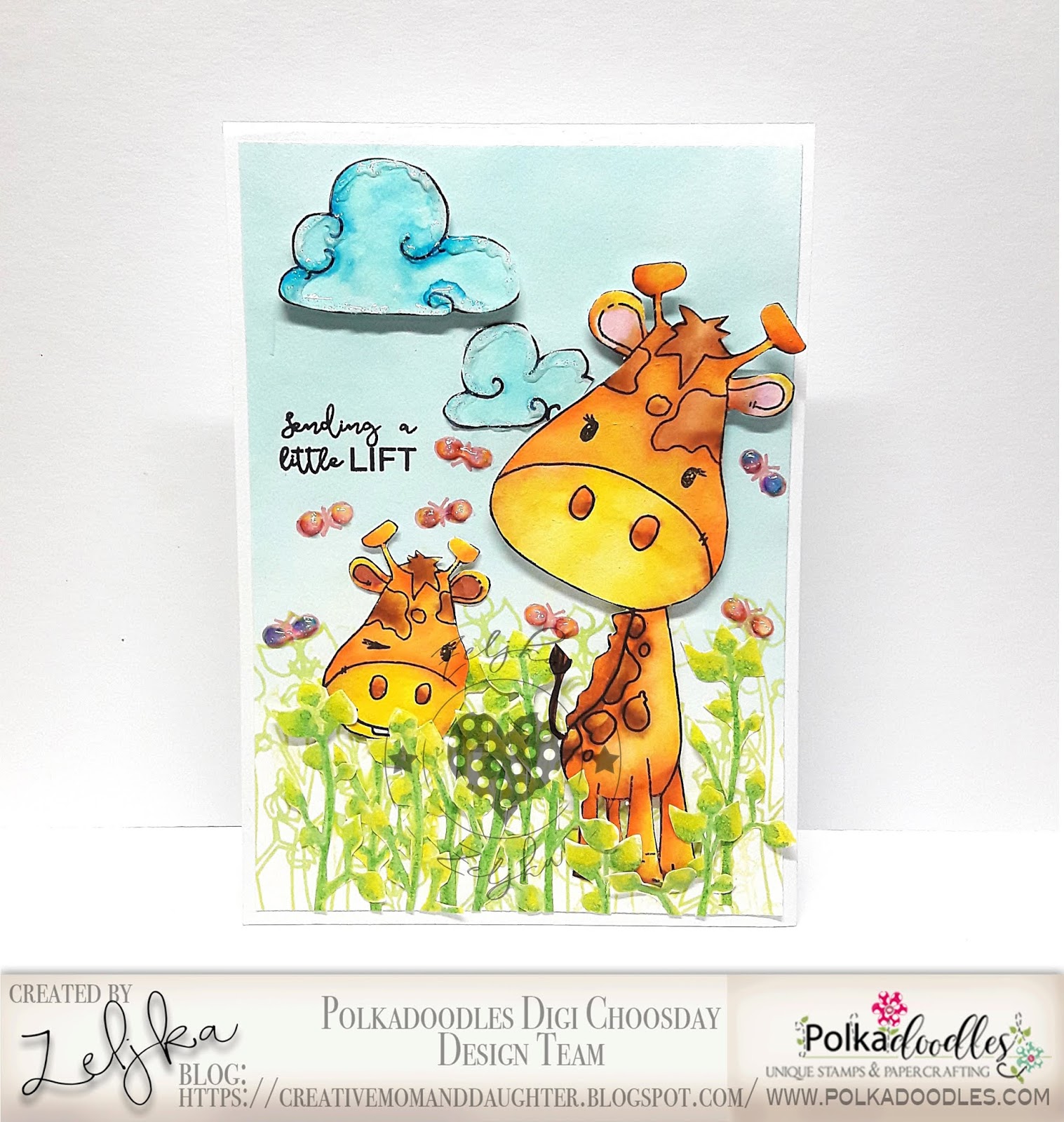 POLKADOODLES-George Giraffe die set - 5