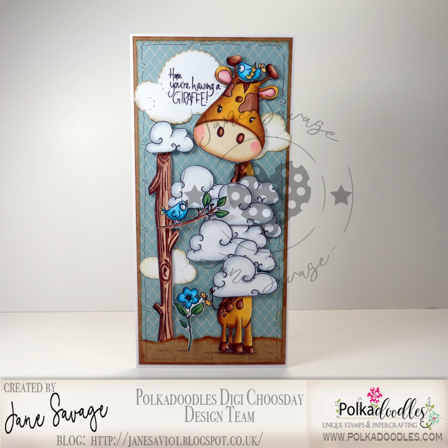 POLKADOODLES-George Giraffe die set - 3