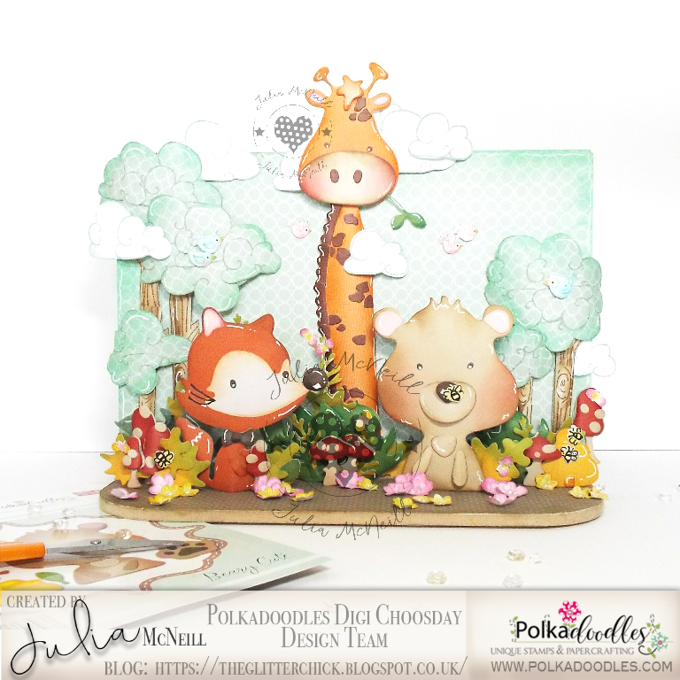 POLKADOODLES-George Giraffe die set - 6