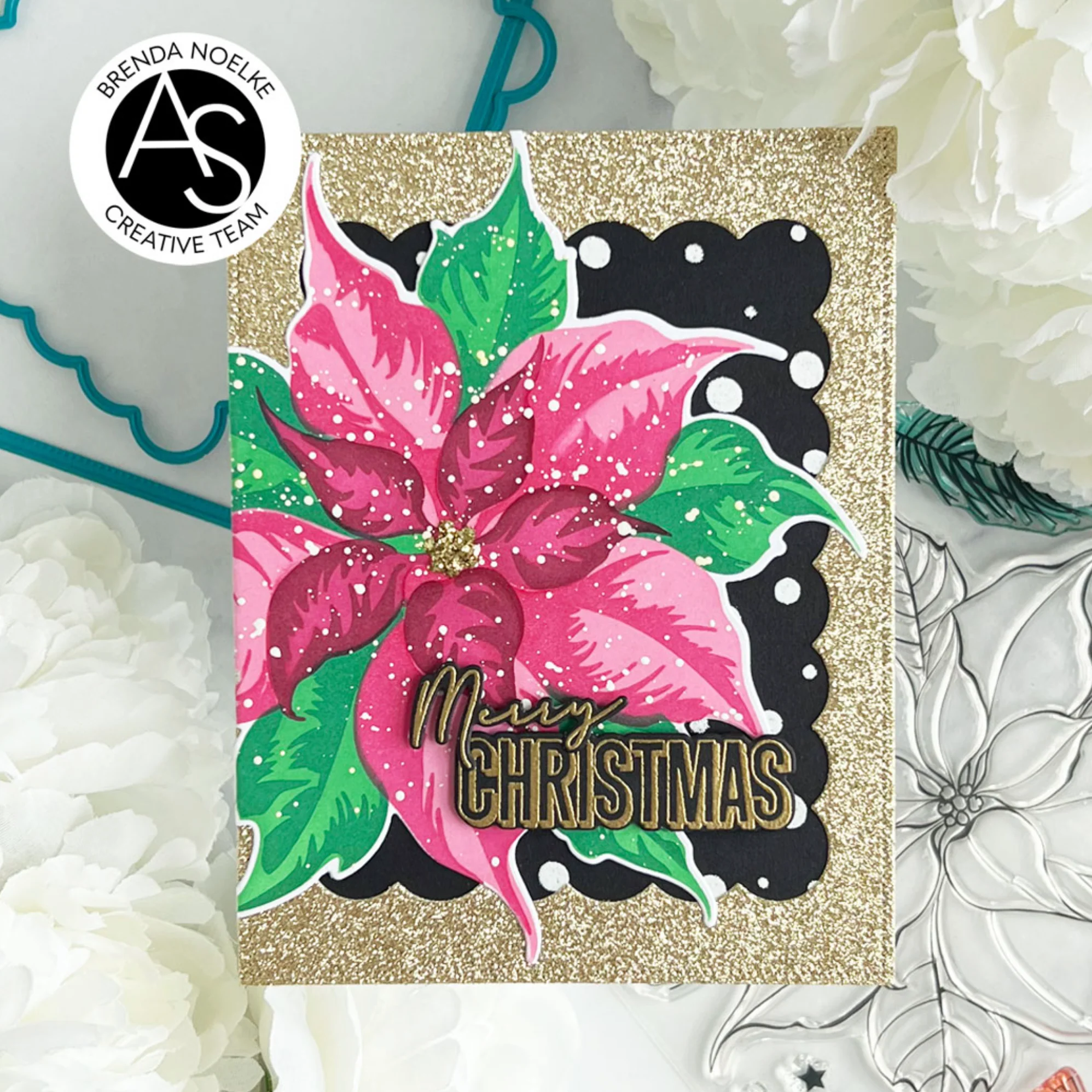 ALEX SYBERIA DESIGNS Falling Snow Stencil  - 5