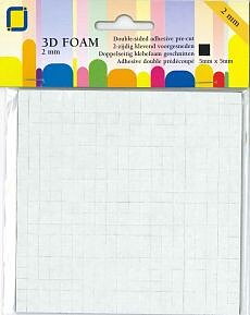JEJE Produkt 3D Foam  5 mm x 5 mm x 2 mm  -Black 