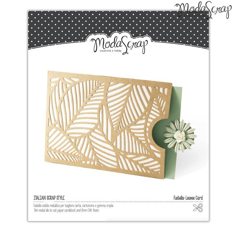 MODASCRAP DIE - LEAVES CARD
