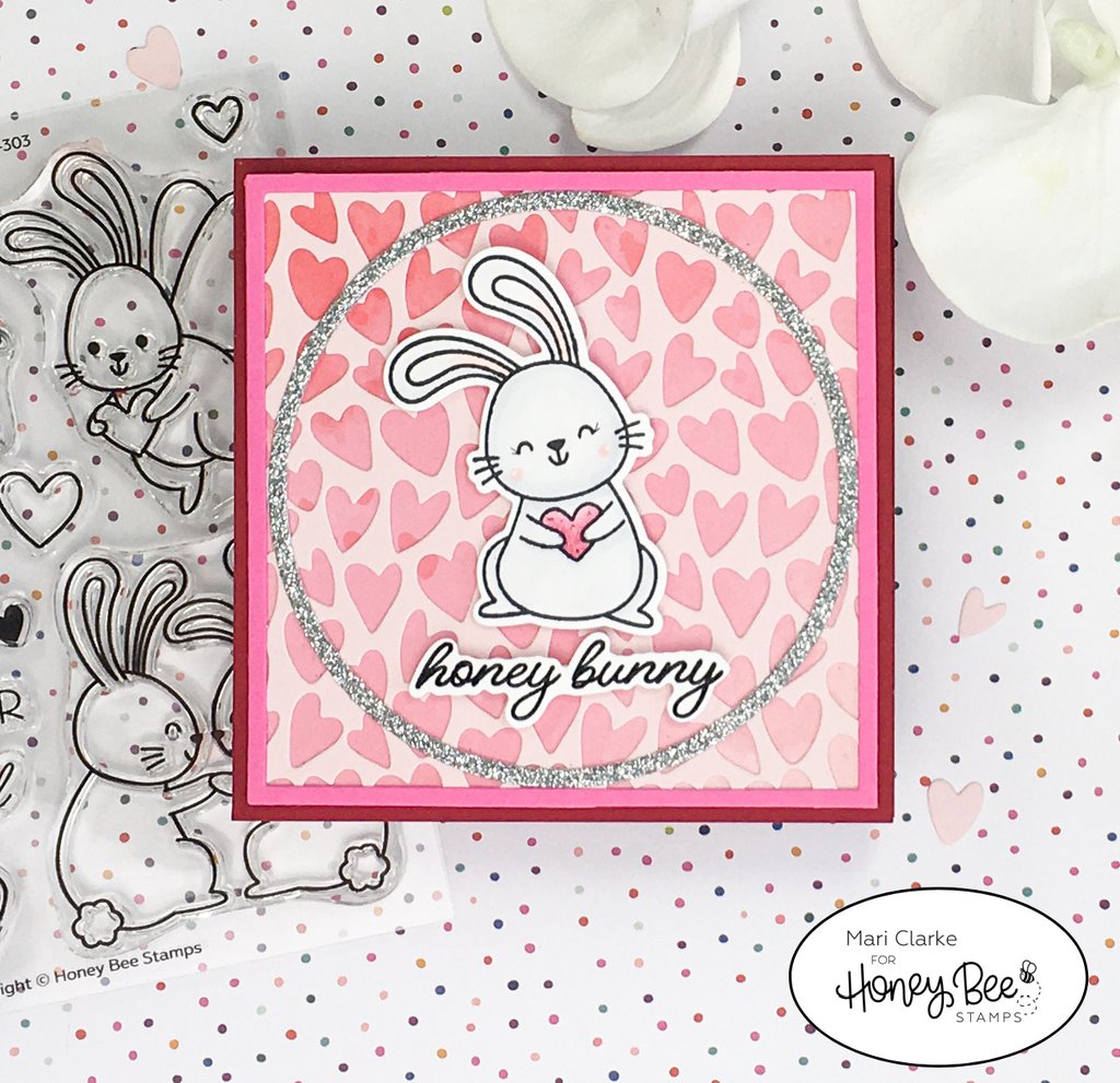 HONEY BEE STAMPS Honey Bunnies | 6x6 Stamp Set - 8