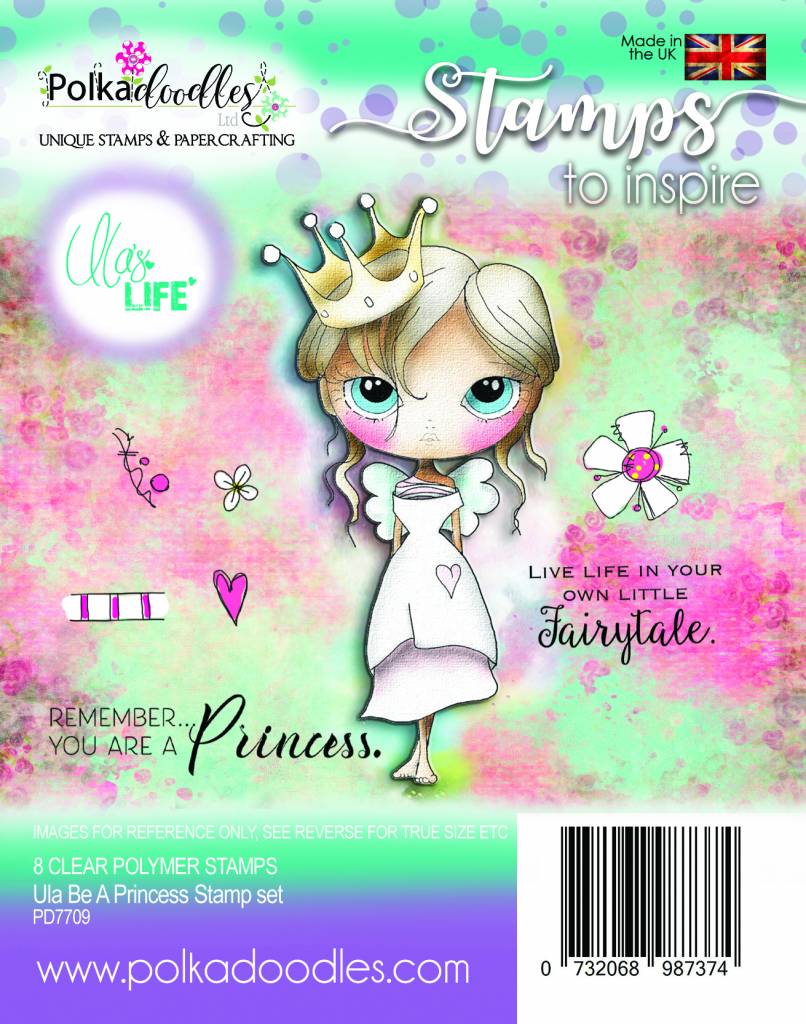 Polkadoodles -Ula Be a Princess Clear Stamps  
