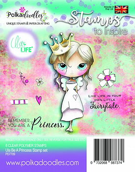 Polkadoodles-Ula Be a Princess Clear Stamps