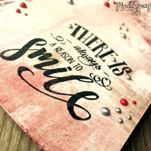 MODASCRAP CLEAR STAMPS -there is always a reason to smile - 2