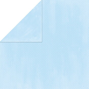 Bo Bunny Double Dot Double Sided Textured Cardstock 12"X12" Powder Blue