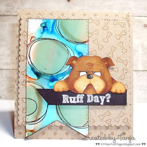GERDA STEINER DESIGNS-Howl are you? Puppy 4x6  Stamp &  Die Set - 3