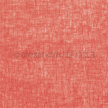 ALEXANDRA RENKE -Design paper 'Linen strawberry red'