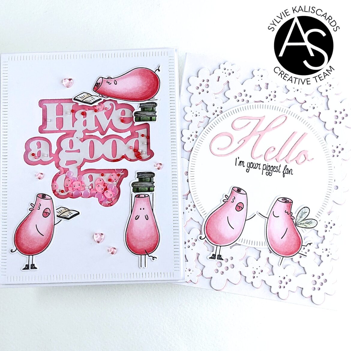 ALEX SYBERIA DESIGNS Hog Happy Clear Stamp Set  - 10