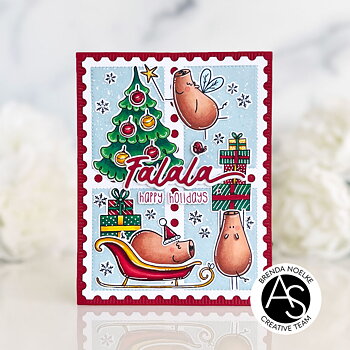 ALEX SYBERIA DESIGNS Hog Happy Clear Stamp Set  