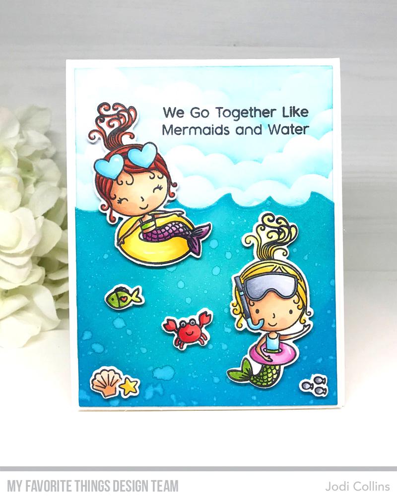 MY FAVORITE THINGS -Mermaid for Each Other STAMP & DIE SET - 5