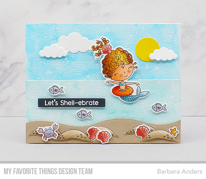 MY FAVORITE THINGS -Mermaid for Each Other STAMP & DIE SET - 7